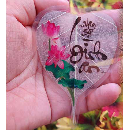 Lá Bồ Đề Ốp ĐT Hoa Sen- Bình An